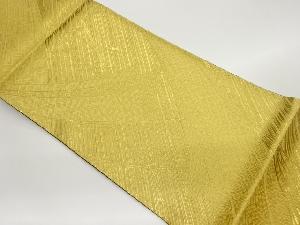 鬘帯に組紐・古典柄模様織出しリバーシブル全通袋帯